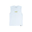 Palm Tree "Citrus" Beach Tank - T-Shirt - Wht/Grn - Men's