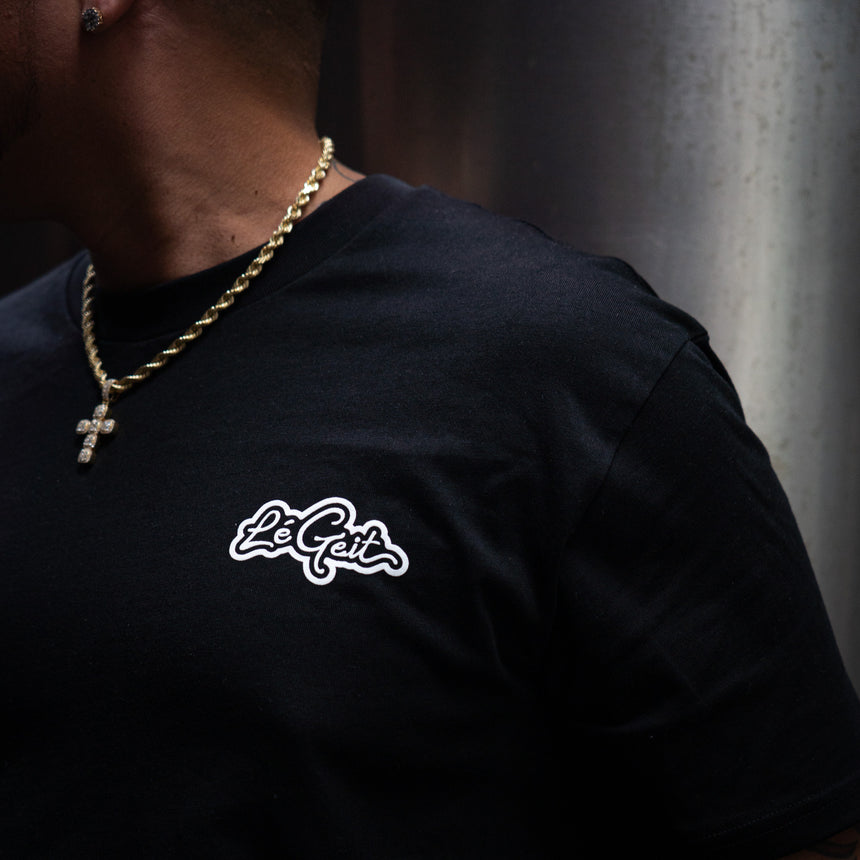 The GOAT Logo Tee - Black/White - Men's