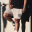 New York Faded Track Shorts - Bone White - Men's