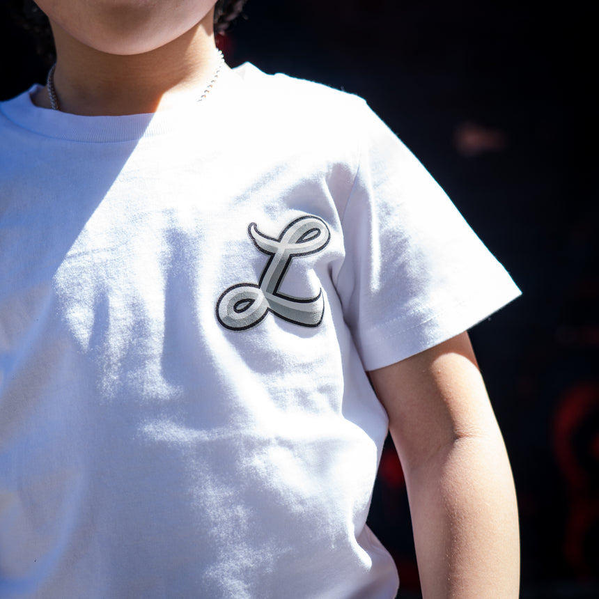 Script Logo - T-Shirt - White - Kids