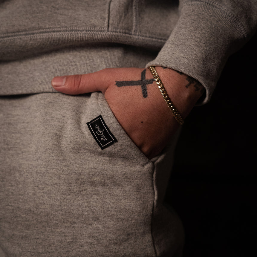 Slim Cuff Sweatpants - Grey