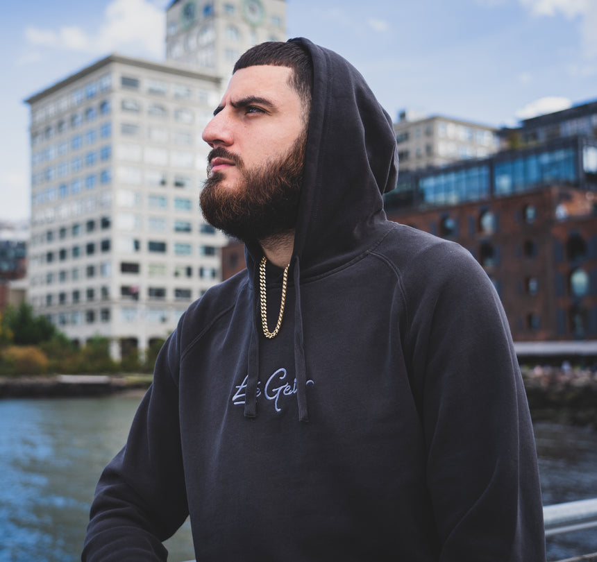 The GOAT Pullover Hoodie - Charcoal Black - Men's