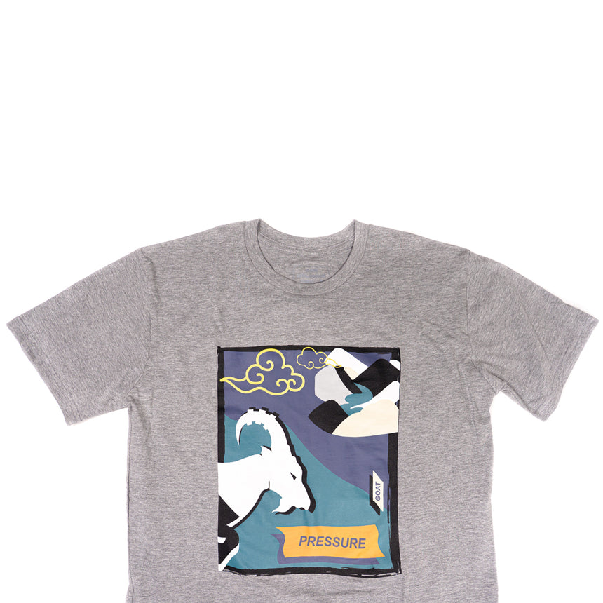 Mountain Goat Pressure T-Shirt - Grey - Men's