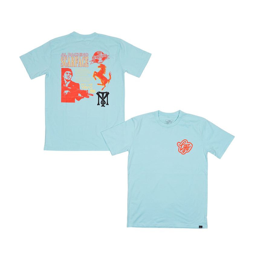 Scarface "Miami" T-Shirt - University Blue - Men's