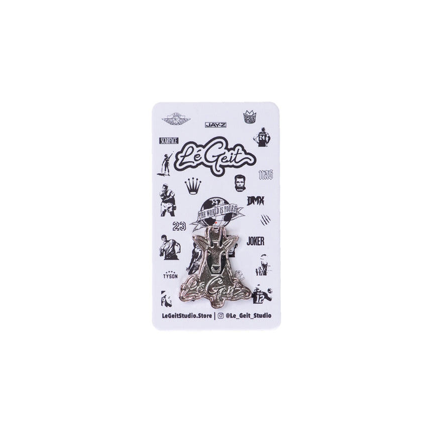 The GOAT Hat Pin - Metallic Platinum